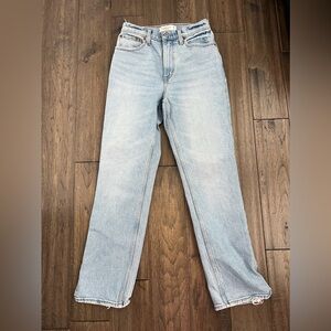 Abercrombie light wash denim jeans
